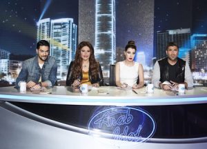 The judges for Arab Idol Season 3. 