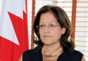 Her Excellency Sameera Ebrahim bin Rajab.