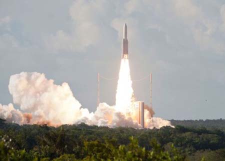 EUTELSAT 8 West B satellite was successfully launched into orbit by an Ariane 5 rocket on August 20 from Kourou in French Guiana.