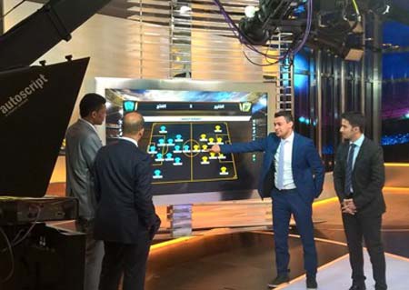 LaunchPad runs on Vizrt's Viz rendering engine, a third-party touchscreen, RCS software and RCS' cloud database DataCenter.