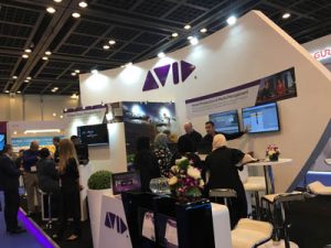 The Avid booth at CABSAT 2016.