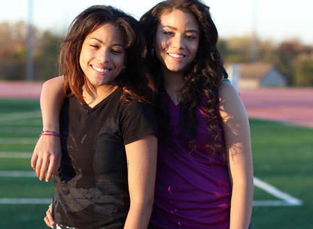 Robin Jeter and Jordan Dickerson at Prince George's Sports and Learning Complex.