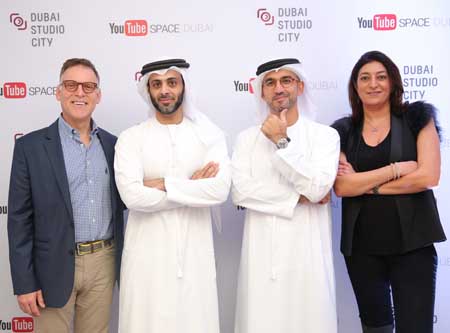 From left: Lace Podell, Malek Al Malek, Jamal Al Sharif and Diana Baddar.