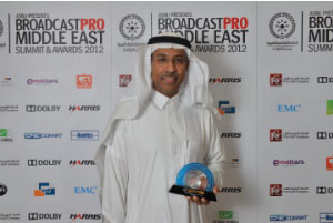 ASBU BroadcastPro ME Award 2012- LEADING MENA  SATELLITE OPERATOR