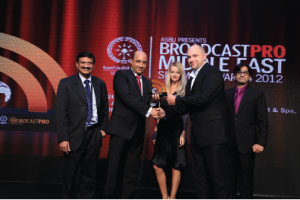 ASBU BroadcastPro ME Award 2012- MENA SYSTEMS INTEGRATOR  OF THE YEAR