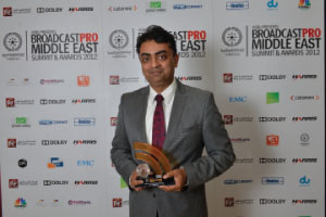 ASBU BroadcastPro ME Award 2012- TELCO BROADCAST PROJECT OF THE YEAR