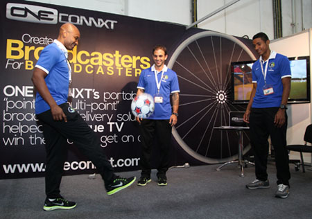CABSAT welcomes soccer stars