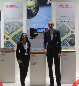 Work microwave showcases DVB-S2X modem at IBC