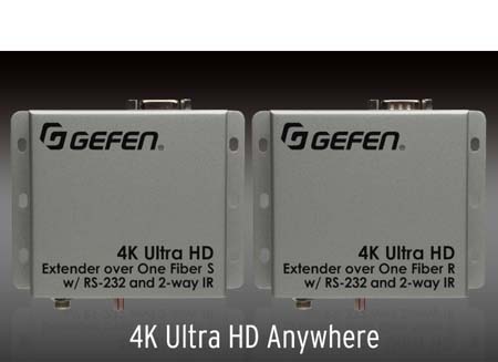 Gefen introduces 4K UHD fibre optic extender