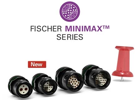 Fischer Connectors adds new ultra-miniature connector to MiniMax series
