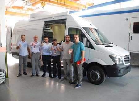 Hitachi Kokusai Electric Turkey delivers new SNG vehicle to JRTV