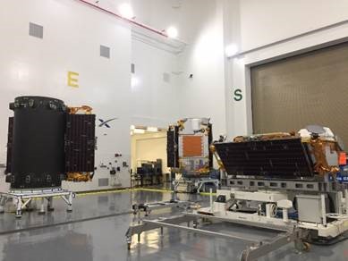 Iridium satellites reach launch base