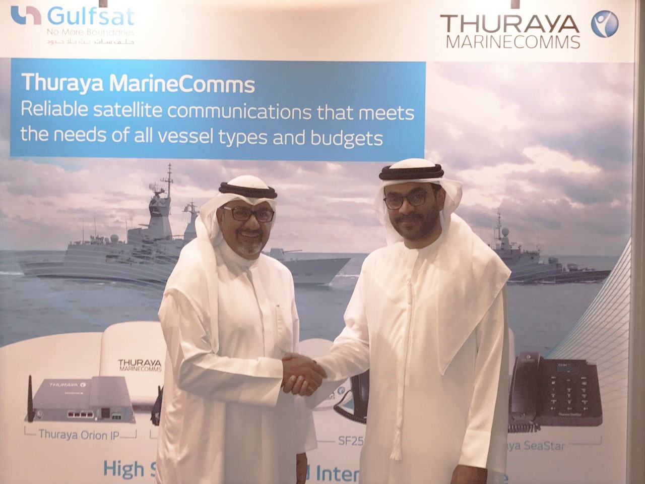 Thuraya signs partnership with GulfSat