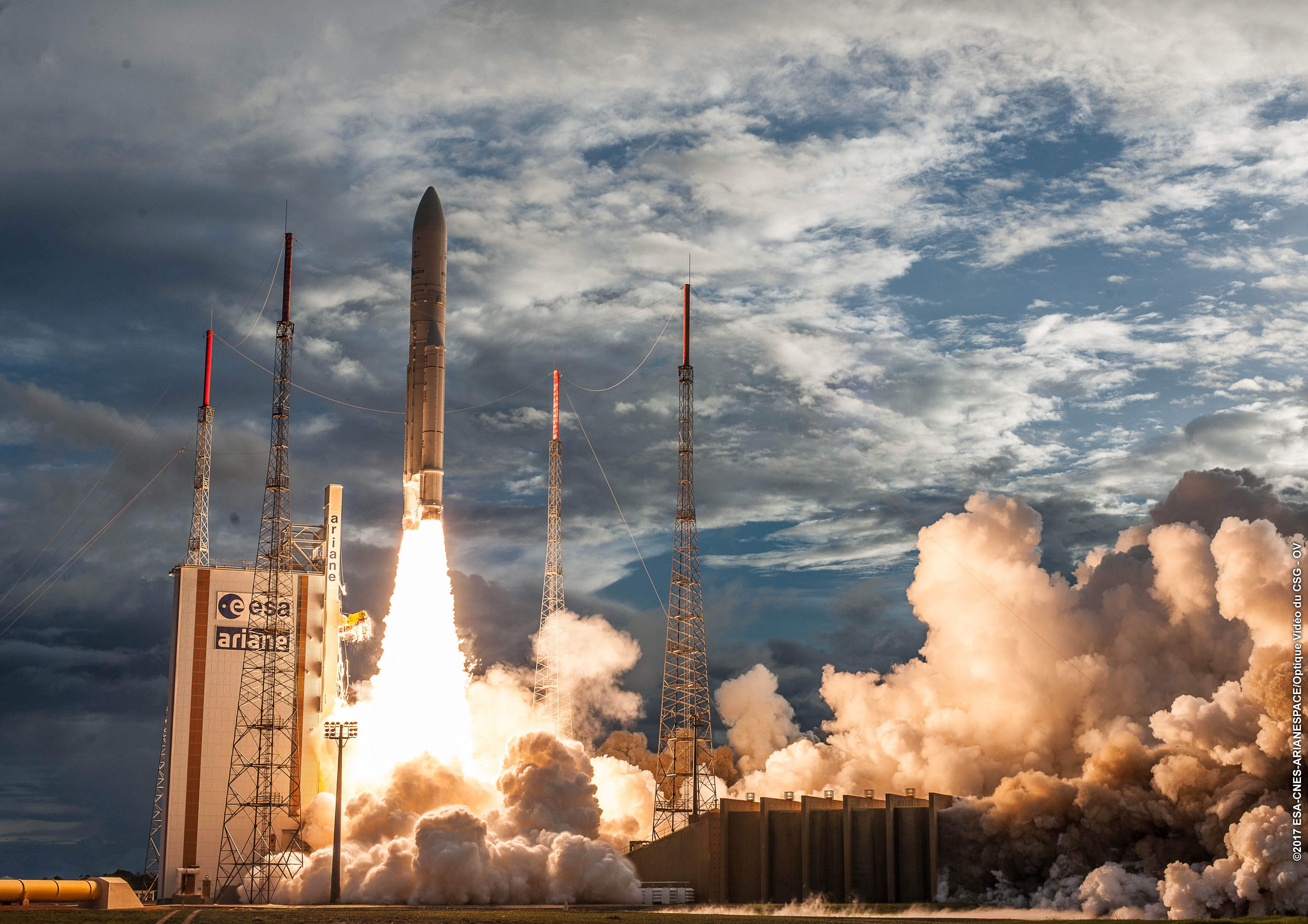 Arianespace orbits four Galileo satellites