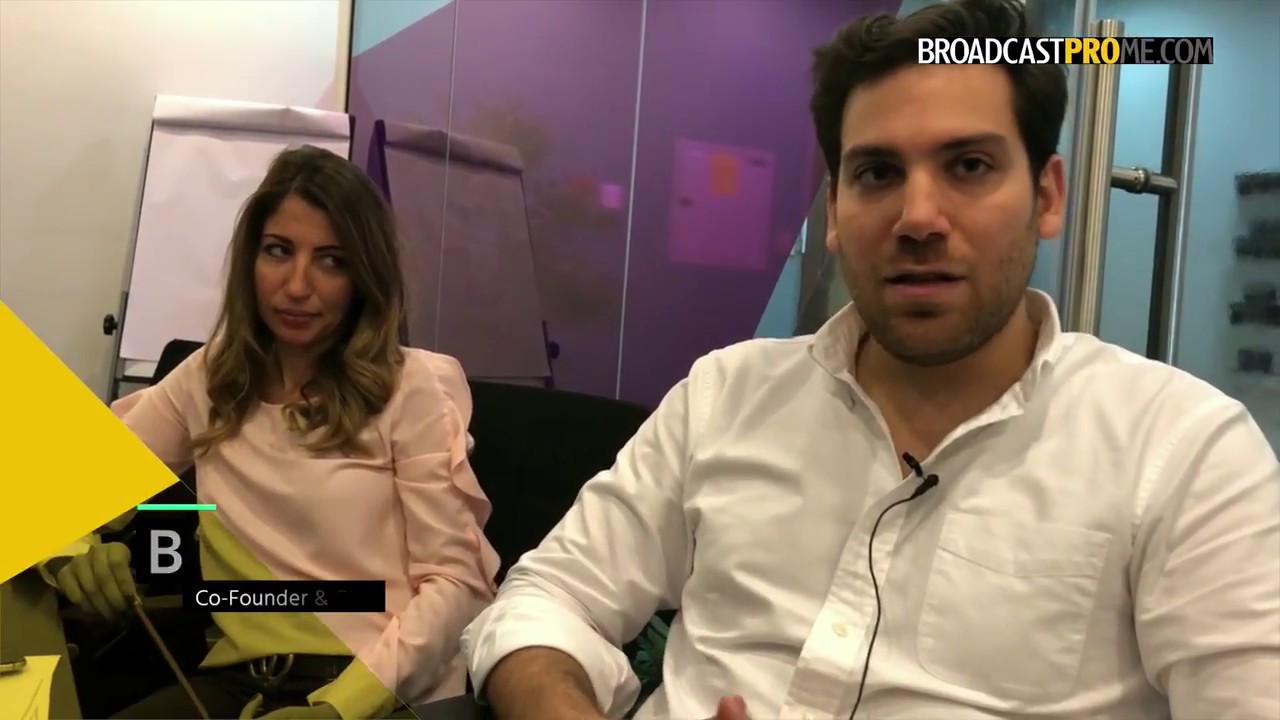 Bahaa Moussalli of STEP Group and Kinda Ibrahim of Twitter on the launch of #HawanahZein, their first live MENA Twitter show from YallaFeed