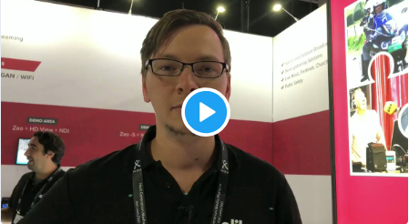 Karime Sare of Soliton Systems on mobile H.265/ HEVC live streaming