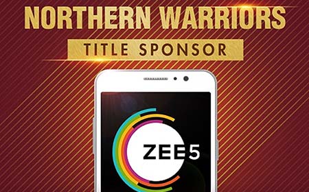 ZEE5 are title sponsors of the Northern Warriors team in T10 Cricket League