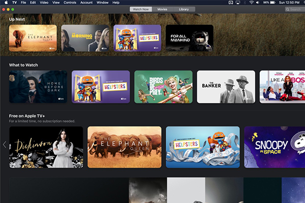 Apple sales tv programmes