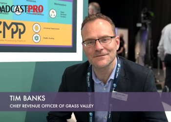 Tim Banks shares Grass Valley’s Middle East success stories at CABSAT