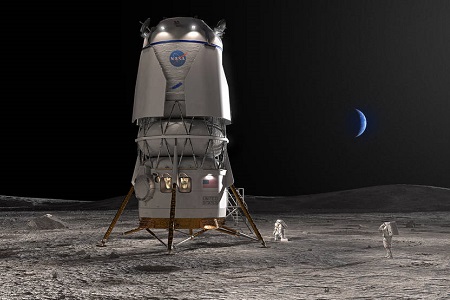 NASA selectează Blue Origin pentru misiunea Artemis V.