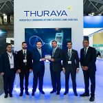 Thuraya welcomes Ali Al Sayegh to its pavilion at CommunicAsia 2023