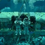 UAE astronauts conduct spacewalk training at Neutral Buoyancy Laboratory