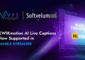 KWIKmotion AI Live Captions now supported in Nimble Streamer